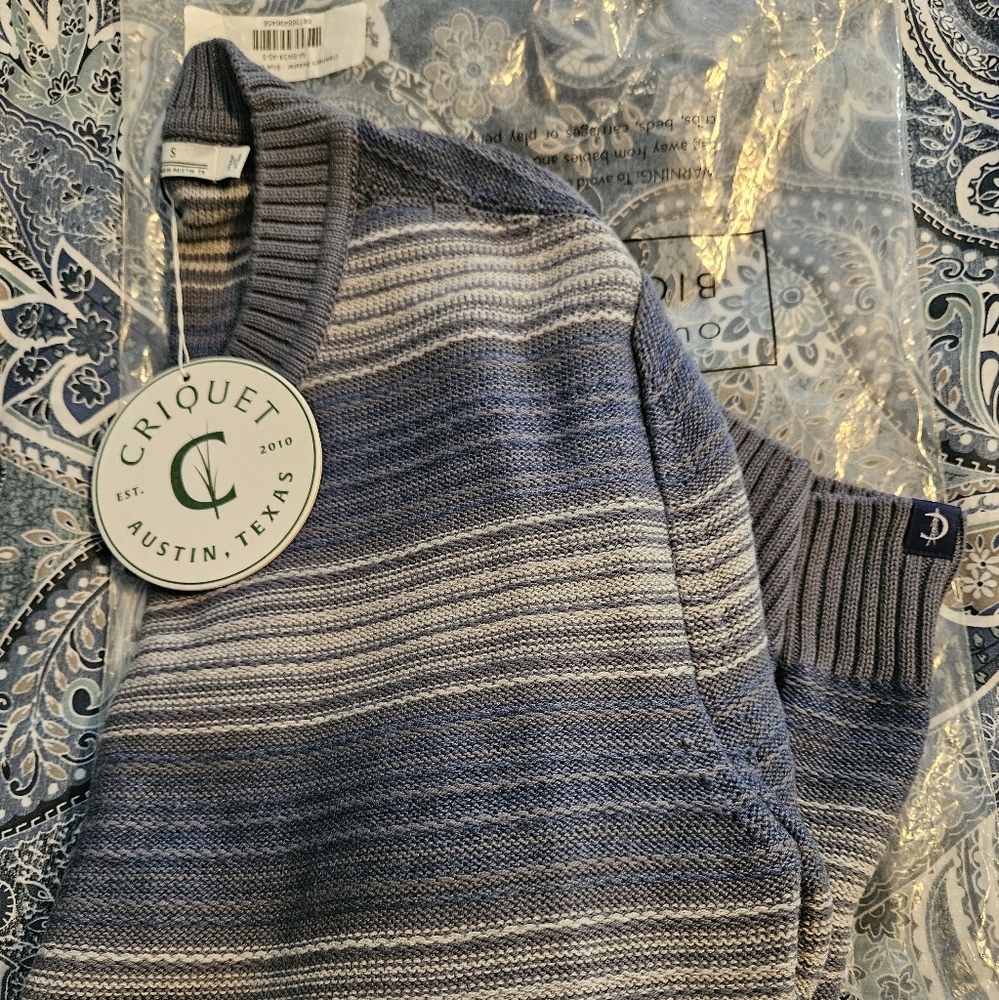 Criquet sweater mens small